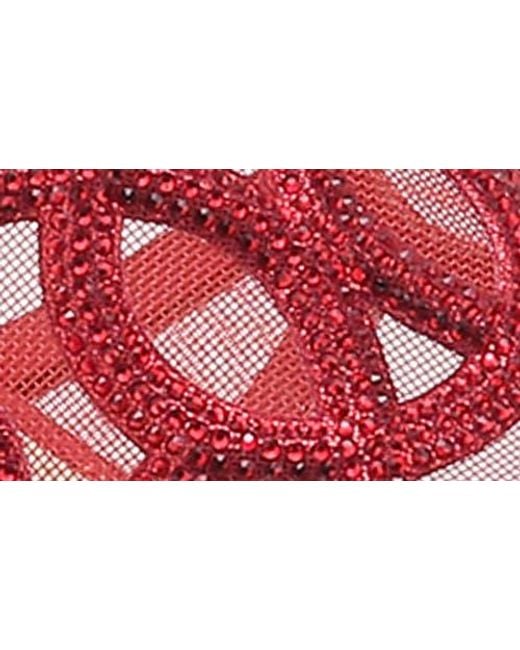 Lady Couture Pink Fab Rhinestone Slide Flat