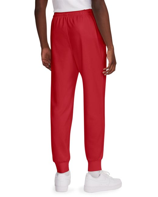 Nike Red Club Knit Joggers for men