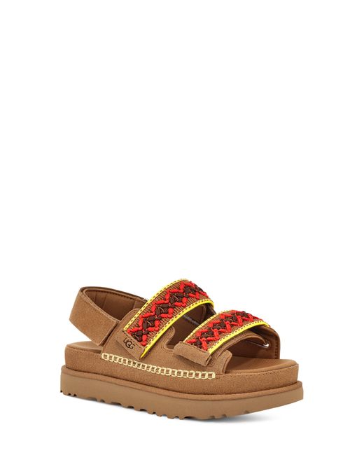 Ugg Brown ® Goldenstar Heritage Braid Polyester/suede/textile/recycled Materials Sandals