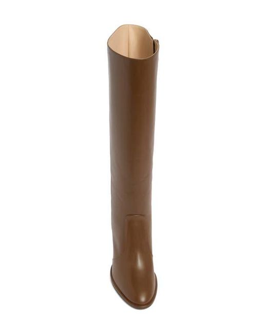 Stuart Weitzman Brown Ryland Tall Leather Boot