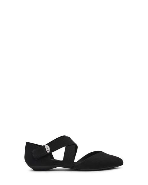 Anne Klein Black Oswaldo Pointed Toe Flat