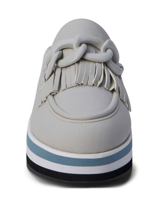 Matisse Gray Maren Platform Loafer Mule