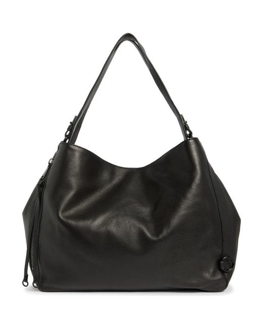 Rebecca Minkoff Black M.A.B. Carryall Leather Tote Bag