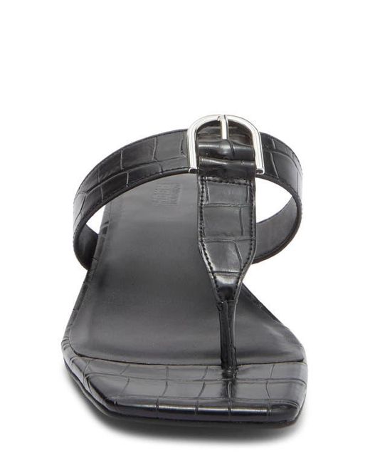Nordstrom Rack Black Isabel Kitten Heel Sandal