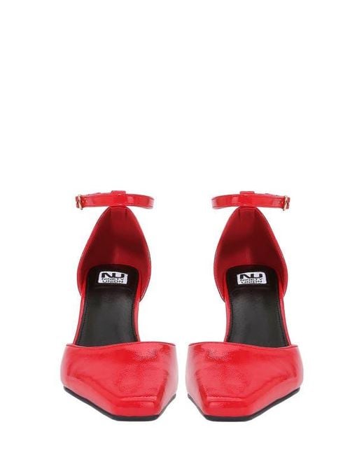 Ninety Union Red Megan Square Toe Pump