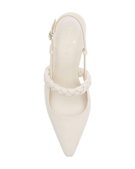 Kate Spade White Maratea Slingback Pump
