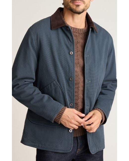 Bonobos Blue Canvas Ranch Jacket for men