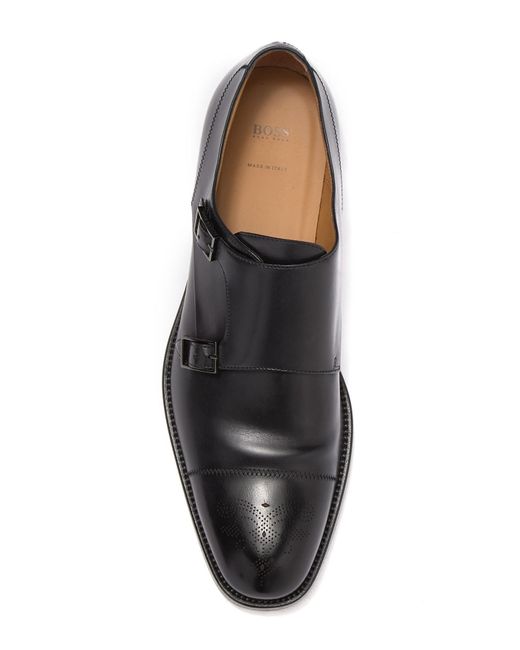 boss monk strap shoes