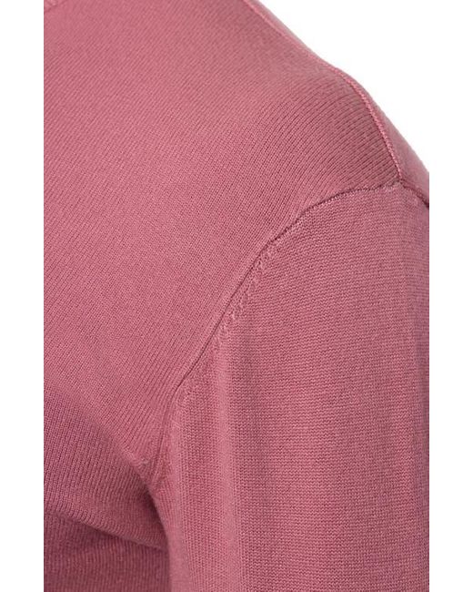 Xray Jeans Pink V-Neck Rib Knit Sweater for men