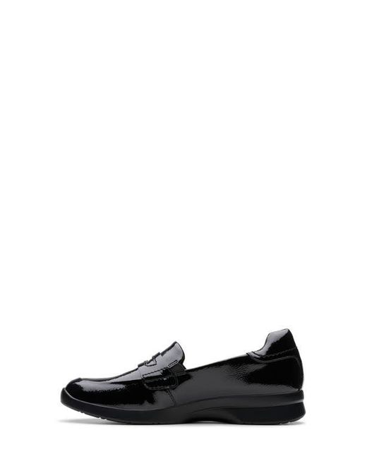 Clarks Black Ellowyn Penny Loafer