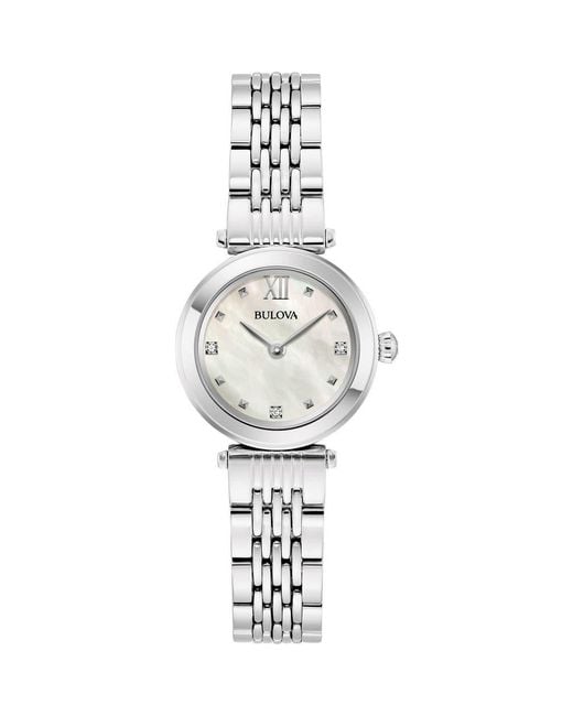 Bulova White Bracelet Watch for men