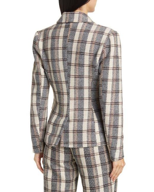 Alexia Admor Gray Double Breasted Tweed Jacket