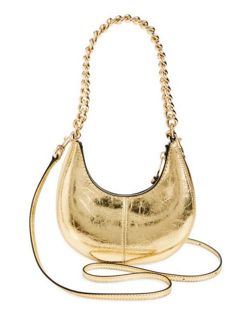 Marc Jacobs Mini Crescent Metallic Crossbody Bag