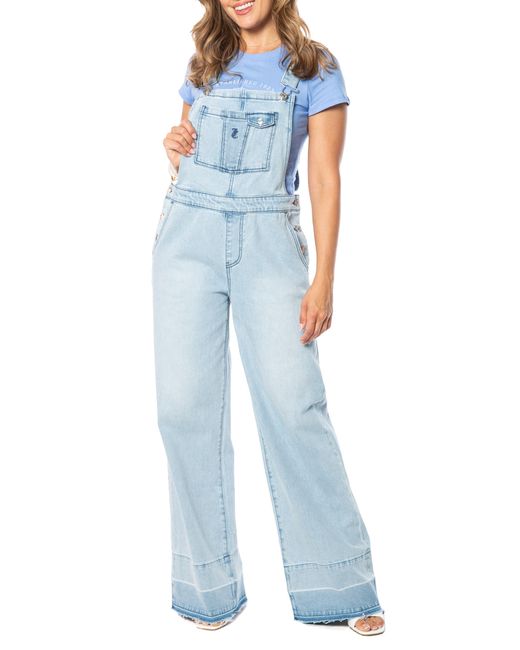 Juicy Couture Blue Wide Leg Overalls