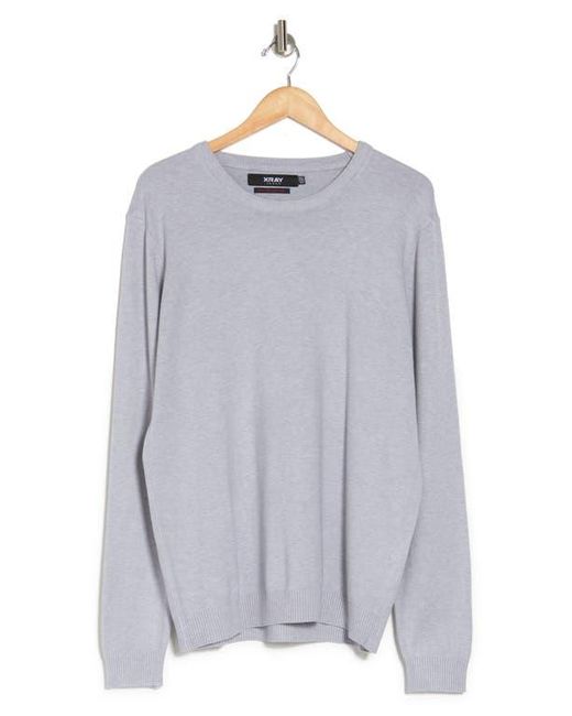Xray Jeans Gray Soft Knit Crewneck Sweater for men