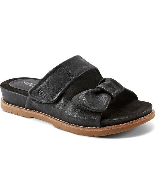 Rockport Black Zova Slide Sandal