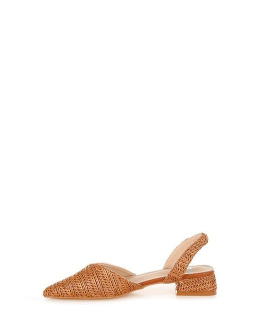 Rag & Co Natural Kinjay Slingback Pump