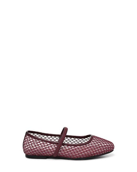 Nicole Miller Red Mesh Flat