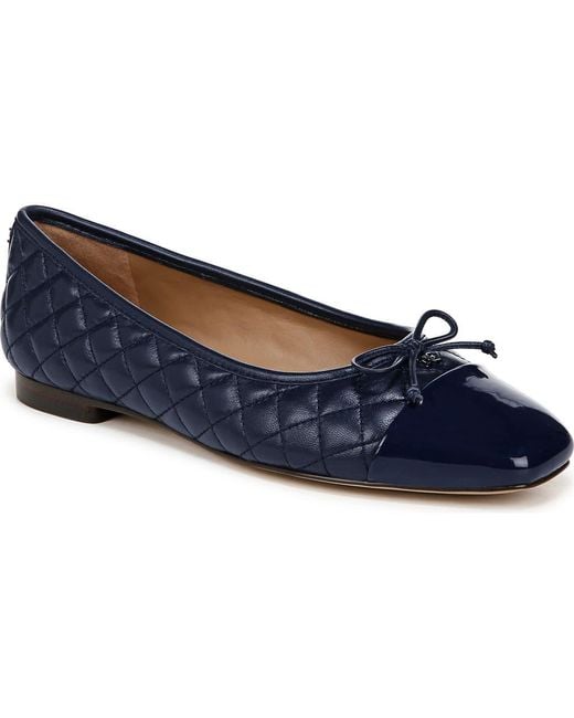 Sam Edelman Blue Marilyn Cap Toe Ballet Flat