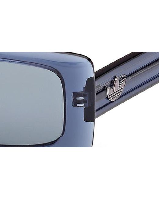 Adidas Blue Rectangular Sunglasses for men