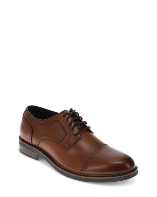 Dockers Brown Allen Cap Toe Derby for men