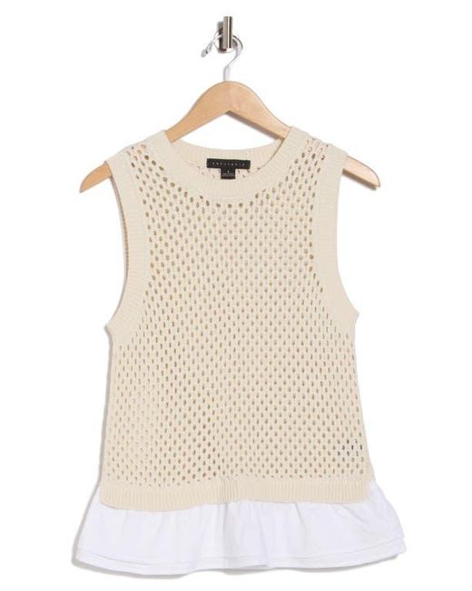 Sanctuary Natural Perfect Mix Cotton Sweater Vest