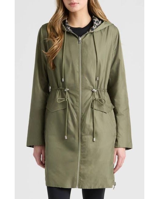 Ellen Tracy Green Reversible Coat