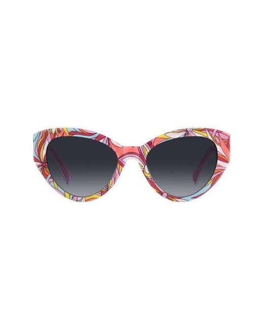 Kate Spade Blue Paisleigh 55mm Gradient Cat Eye Sunglasses