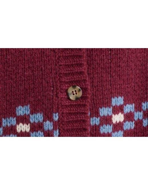 Damson Madder Red Sofie Wool Sweater Vest