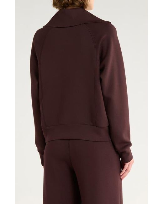 Spanx Red Airessentials Half Zip Sweatshirt