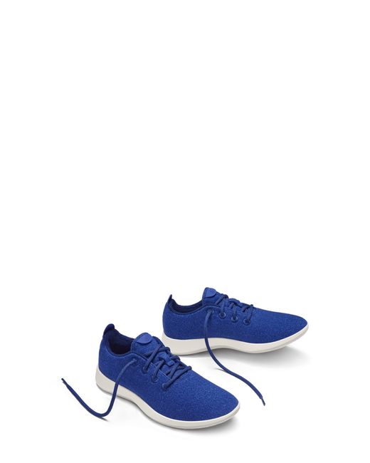 ALLBIRDS Blue Wool Runner Sneaker