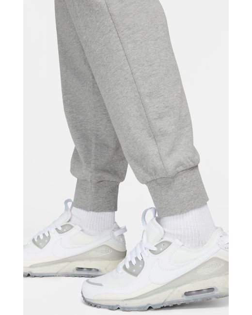 Nike Gray Club Knit Joggers for men