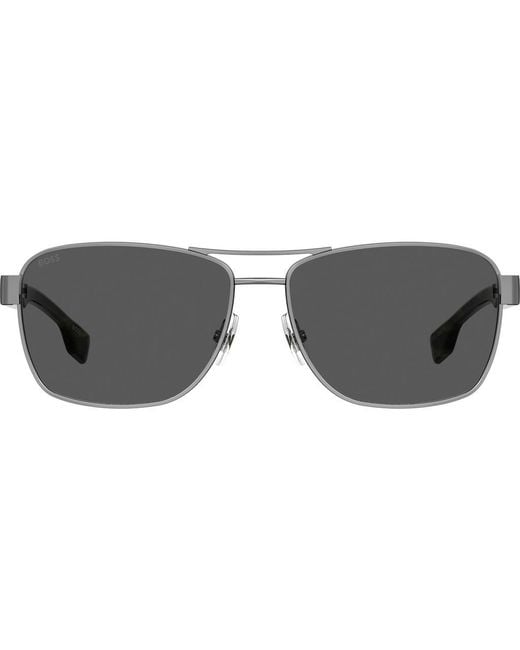 Boss Gray 1240/S 60Mm Rectangular Sunglasses for men