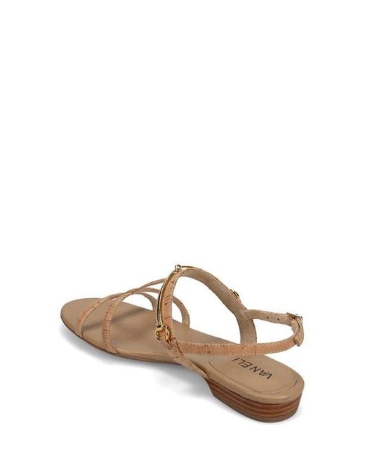 Vaneli Metallic Banjel Slingback Sandal