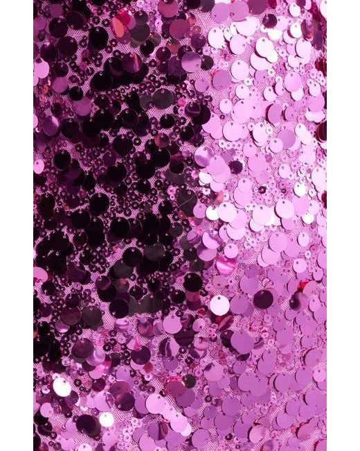 BP. Red V-Neck Sequin Minidress
