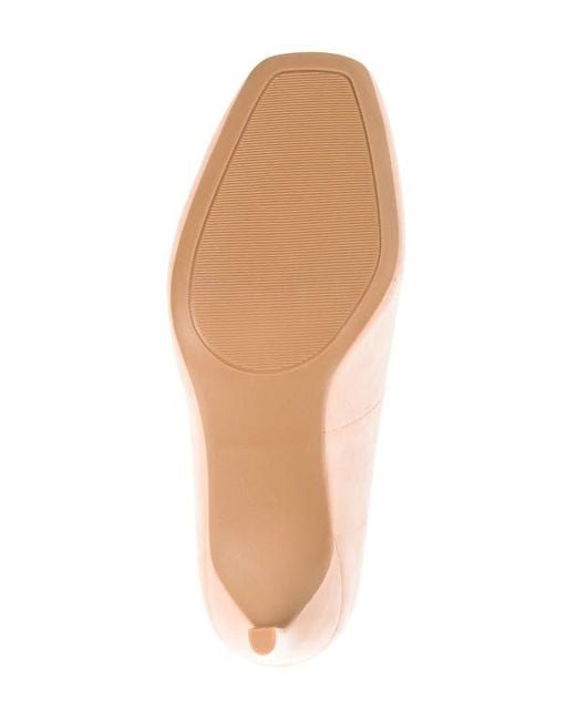Journee Collection Natural Monalee Pump