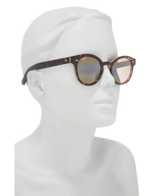 Maui Jim Natural 49Mm Core Round Polarized Sunglasses for men