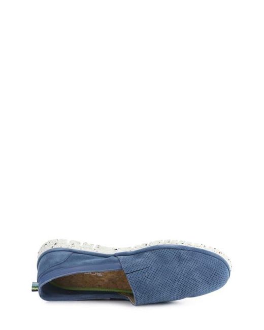 Ambitious Blue 11162 Perforated Loafer for men