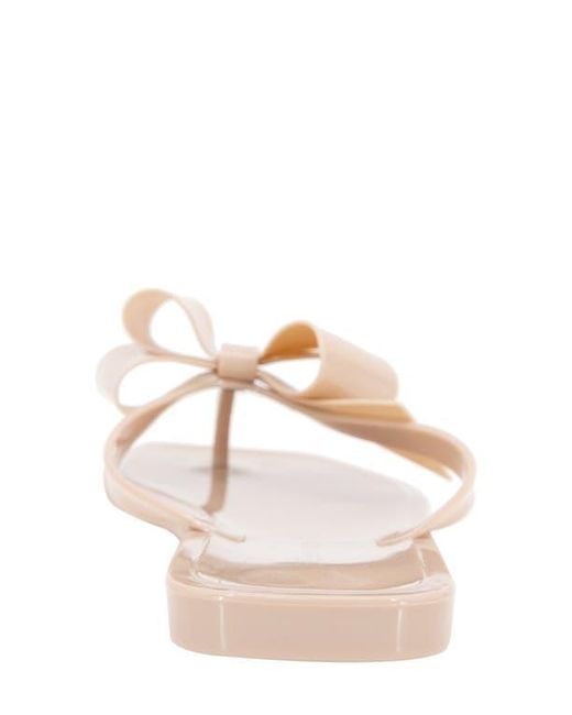 BCBGeneration Pink Lima Bow Jelly Sandal
