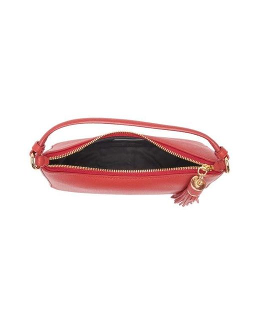 Rebecca Minkoff Red Mini Leather Hobo Bag