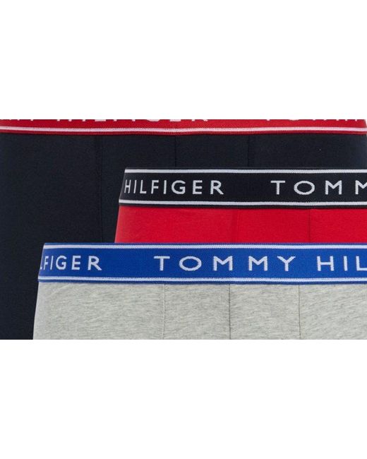 Tommy Hilfiger White 3-pack Stretch Cotton Trunks for men