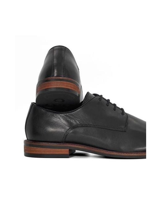 Dune Black Sethel Plain Toe Derby for men