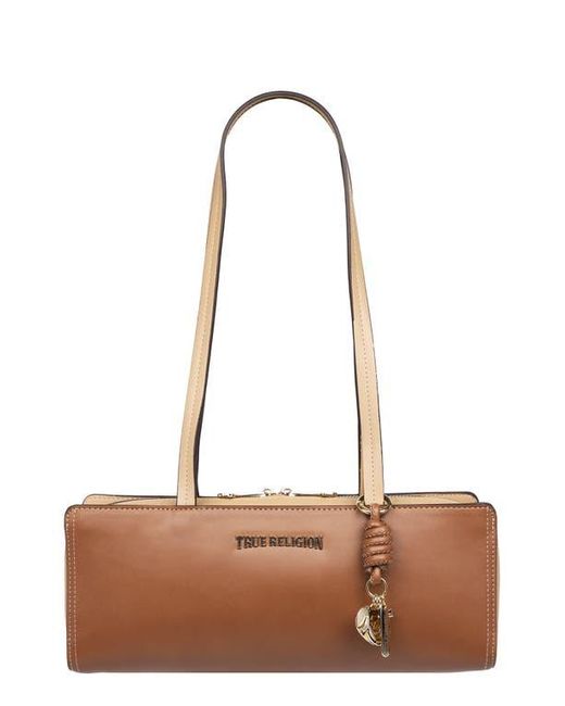 True Religion Brown East/West Satchel Bag