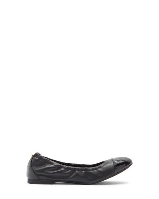 Stuart Weitzman Black Gabby Foldable Ballet Flat