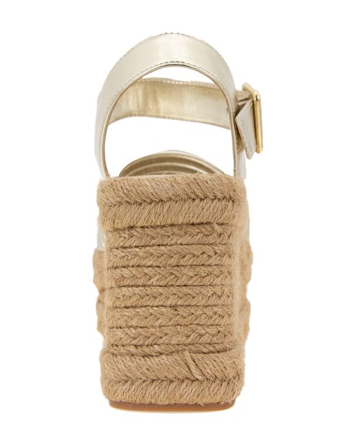 Kenneth Cole Natural Shelby Espadrille Wedge Sandal