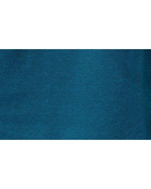 Xray Jeans Blue Contrast Collar Piqué Polo Shirt for men