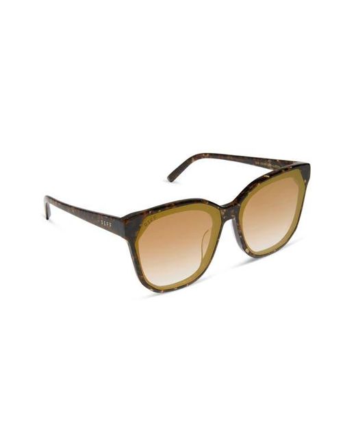 DIFF Brown Gia 62Mm Oversize Square Sunglasses