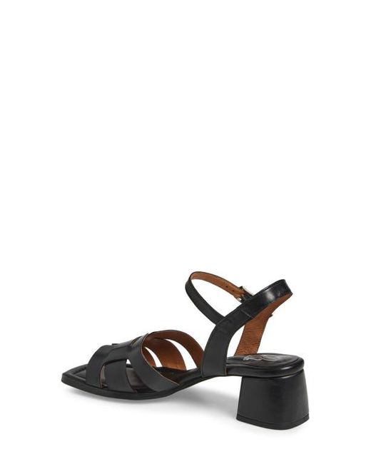 Miz Mooz Black Oakley Block Heel Sandal