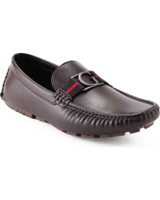 Guess Brown Askeres Driver Loafer for men
