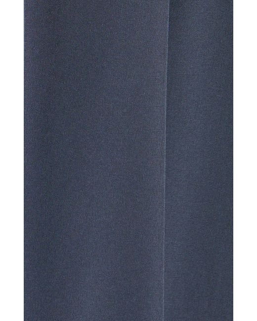 Zella Blue Drawcord Waist Tiered Maxi Dress